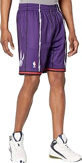 Mitchell & Ness NBA Swingman Road Shorts Raptors 98-99 Purple LG