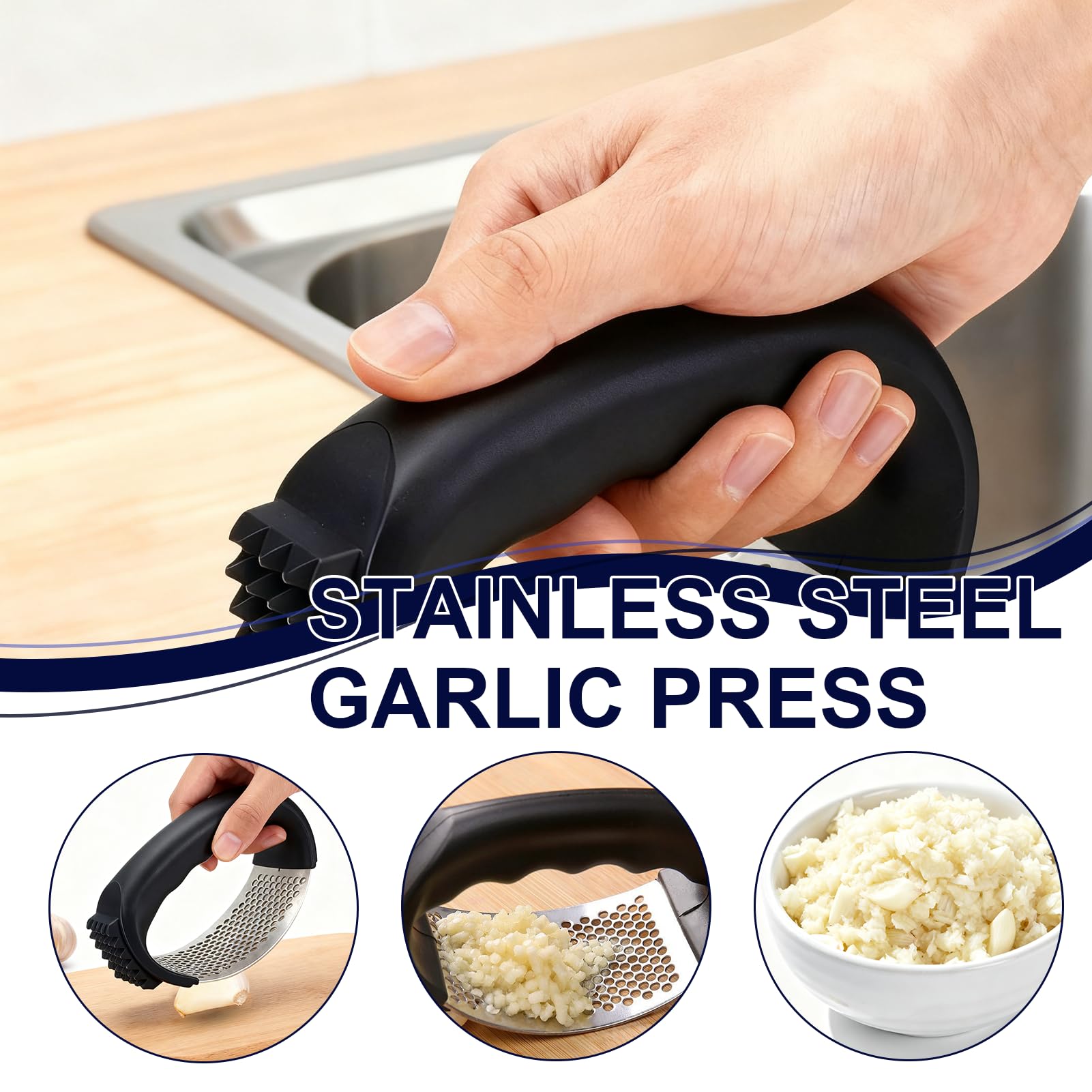 Jetstream Presse Ail Inox, Ecrase Ail Multifonctionnel