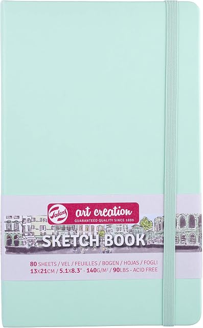 Talens Art Creation Sketchbook 80 Sheets, 13 cm x 21 cm, Fresh Mint
