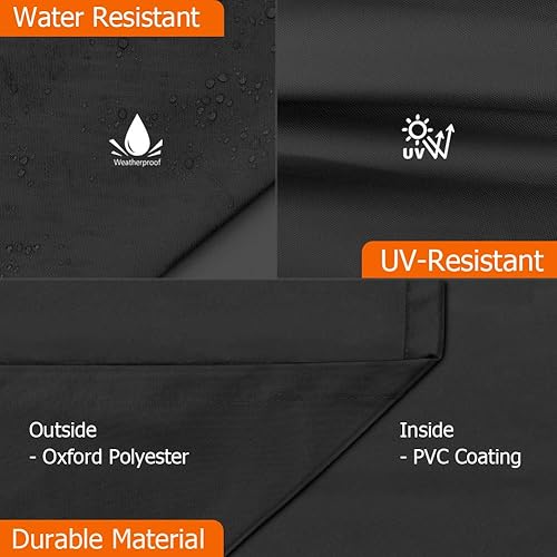 Miniatura 3 de iCOVER - Juego de 2 fundas plegables para silla de pesca (600 denier)