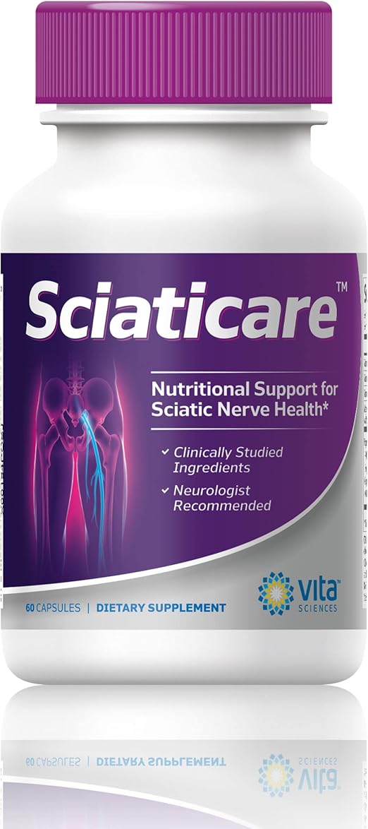 Sciatica Pain Relief Supplement Lower Lumbar Nerve Formula with Alpha Lipoic Acid Helps