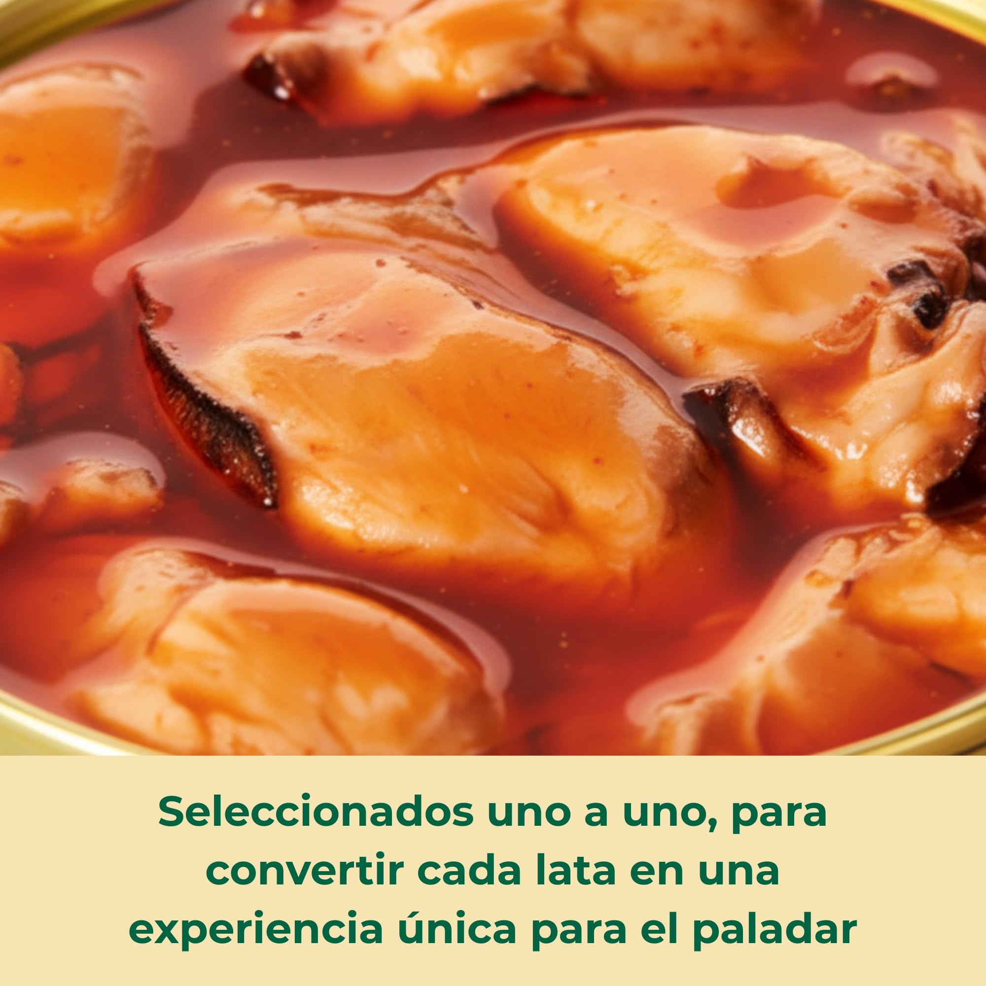 LOS PEPERETES Ostras del Atlántico 120 g Marisco Gallego Gourmet Conserva Artesanal