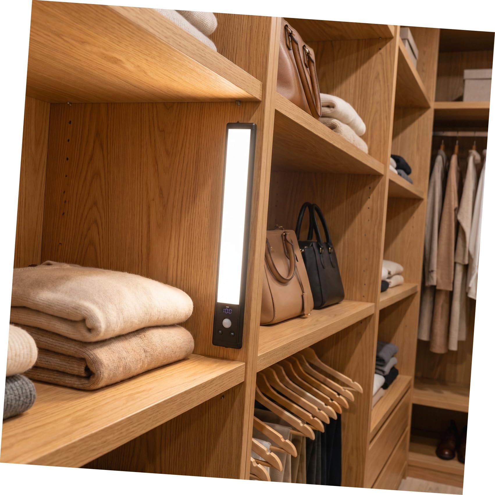 UPKOCH 4 Piezas Luces LED Diseño Compacto en Aleación de Aluminio y Plástico Sensor de Movimiento Iluminación Suave para Cocina y Pasillo para Gabinetes Negros