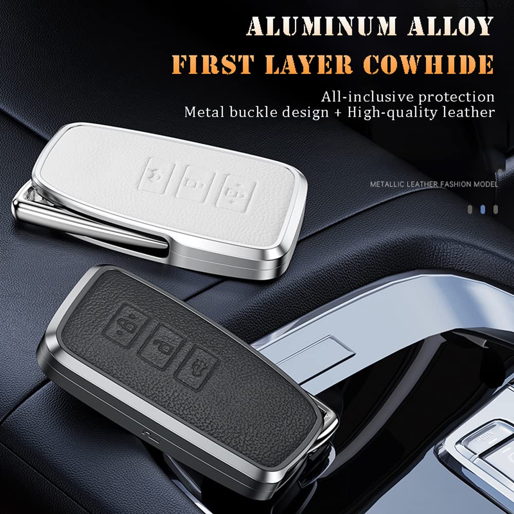 Silicone Chiave Custodia Lexus Es / GS / GX 3-Tasten Grigio Chiave