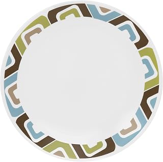 Corelle Livingware 10-1/4-Inch Dinner Plate, Squared