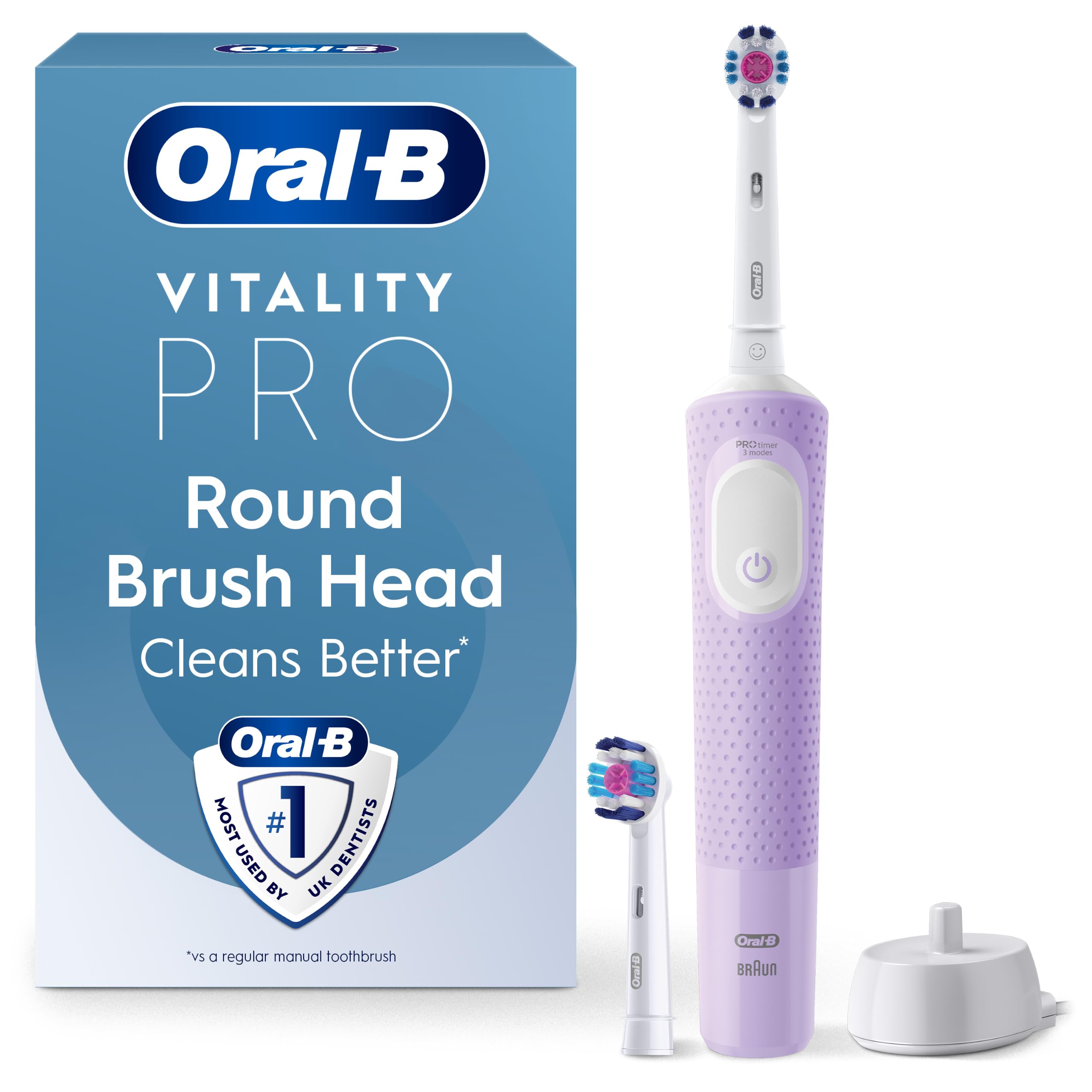 Oral-B Vitality Pro Electric Toothbrushes Adults — 1 Handle