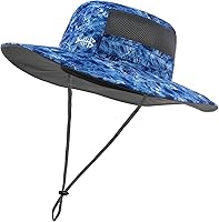 Vista 37 de BASSDASH Sombrero de pesca solar UPF 50+ resistente al agua con solapa desmontable para el cuello