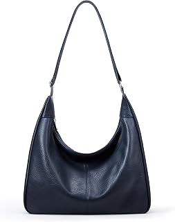 KALIDI Vegan Leather Handbag for Women, Large Shoulder Bag, Hobo Bag, Shopper Bag, Women with Adjustable Strap for School, Office, Work, Travel, Outing, Shopping