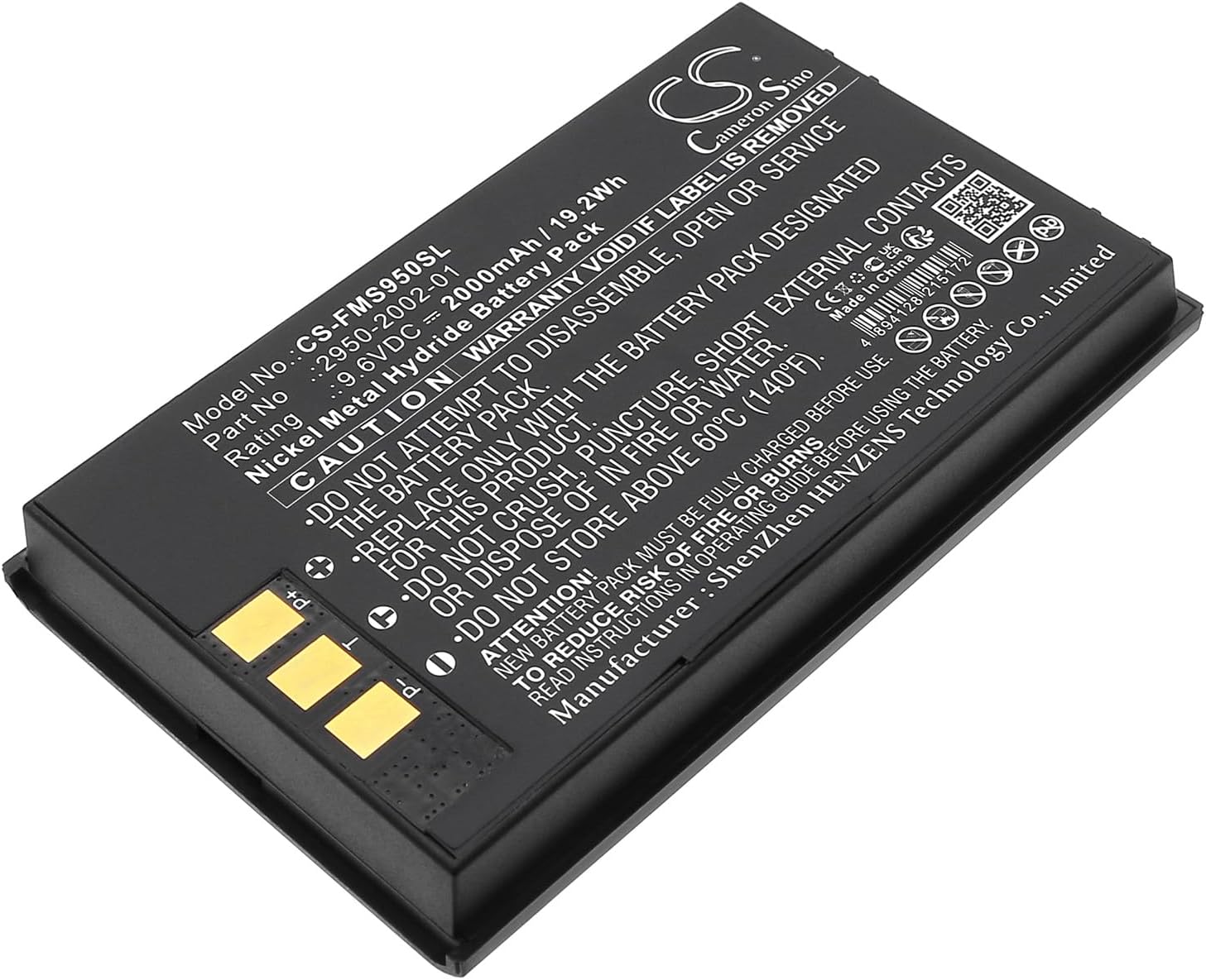 Battery for Fluke 6682252, 8092 01, 8262 41, OmniRemote 2, OmniScanner 2, OptiView OPV, OPV52-BP PN:Fluke 2950-2002-01, 2950-2003-01, BP8262-41, OMNI2-BP-8262-41 2000mAh / 19.2Wh