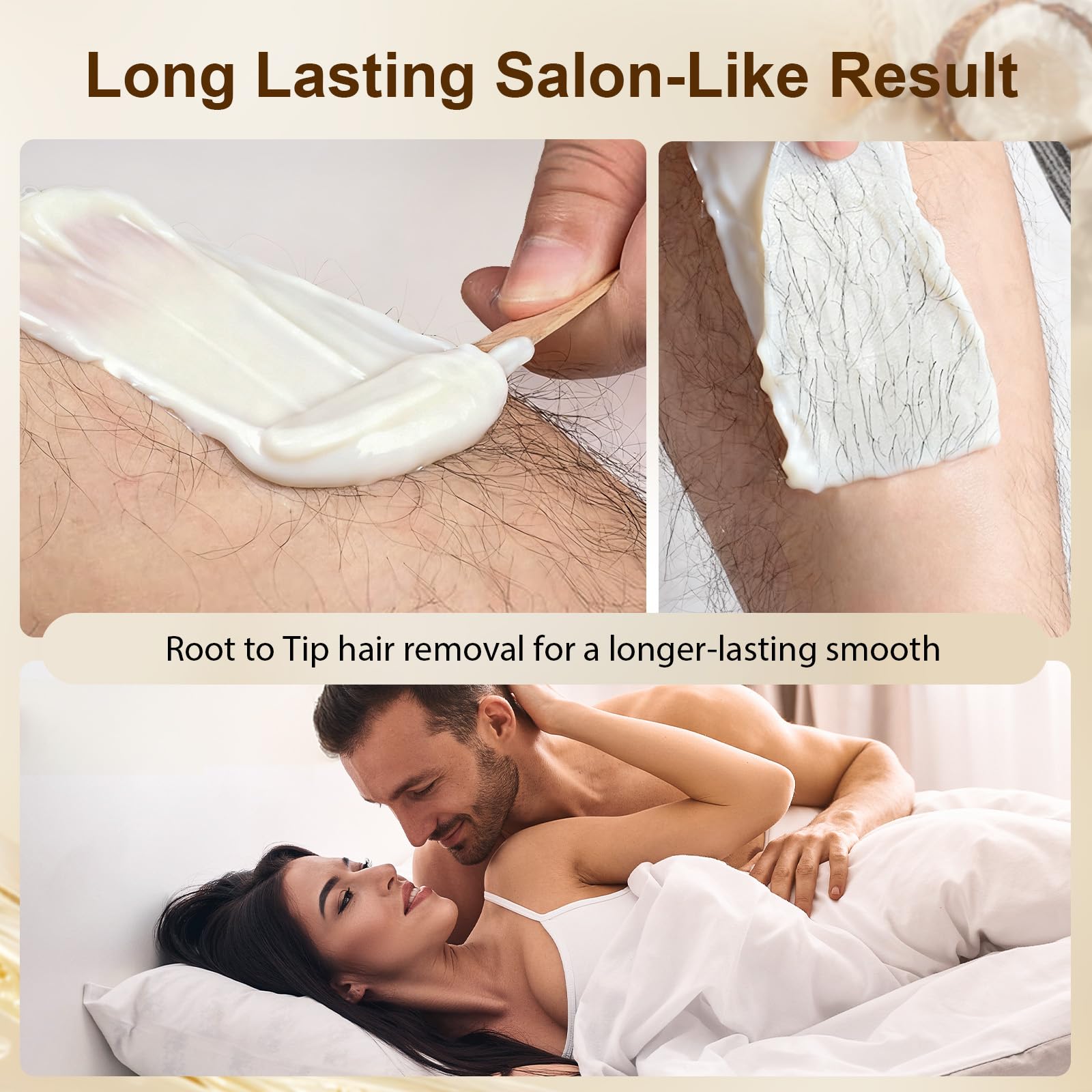 Waxing-Set,Wachs Haarentfernung für Frauen: iFanzeTech Wachswärmer mit 400g Wax, Ganzkörper Haarentfernung mit Warmwachs, Langanhaltend glatt, Heißwachsgerät-Rosa