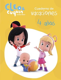 Cuaderno Vacaciones Cleo y Cuquin - 4 Años
