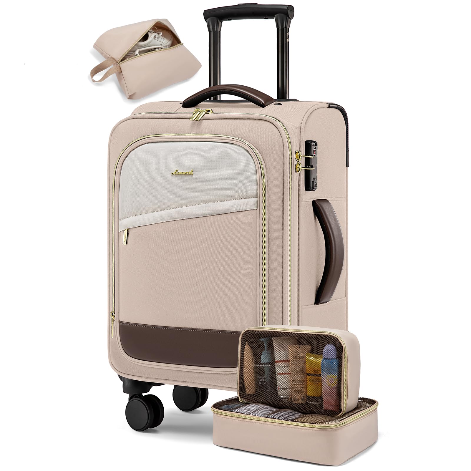 LOVEVOOK 4 Pcs Carry On Luggage