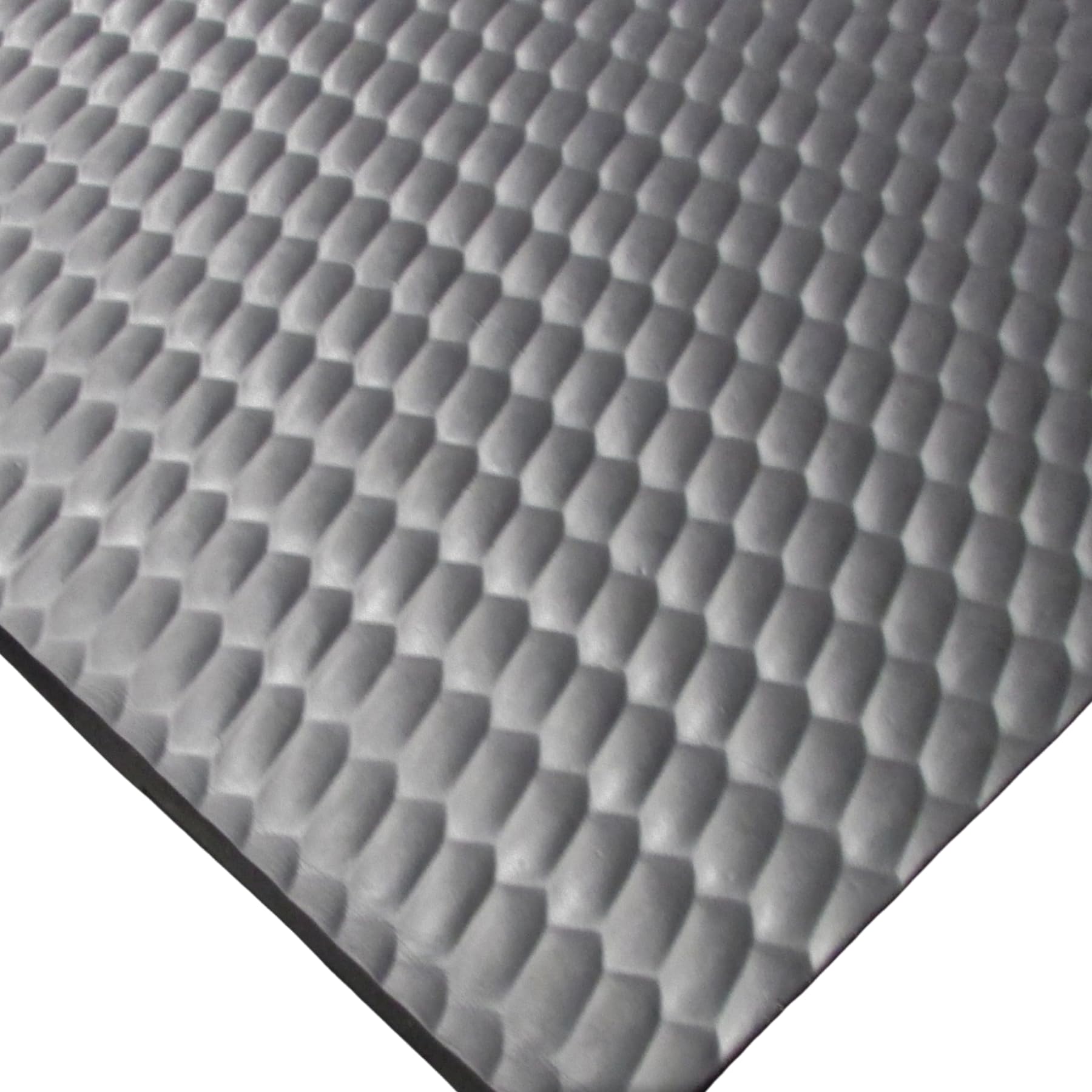 Horse Stable EVA Rubber Floor Mats - 24mm Thick - Non-Slip - Cushioned - 6ft / 183cm x 4ft / 122cm - Raised Coin Pattern Underside For Drainage (1 Mat)