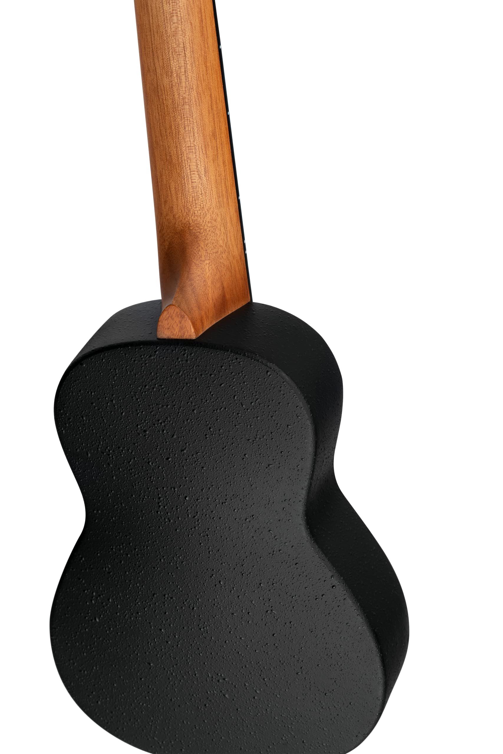 Ortega Guitars Ukulele Soprano Super Scale Acustico – Keiki K2 Series – Accessori Inclusi – Agathis / ABS, Red Kaleidoscope (K2SS-RKC)