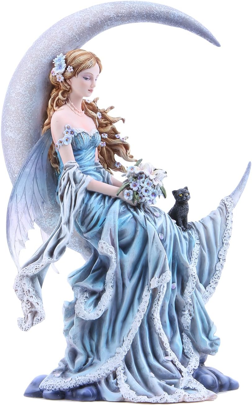 Pacific Giftware Four Elements Celestial Moon Fairy Figurine Earth Wind Frost Fire Collectible Figurine Nene Thomas Art Inspiration Official Licensed Collectible 12 Inch Tall