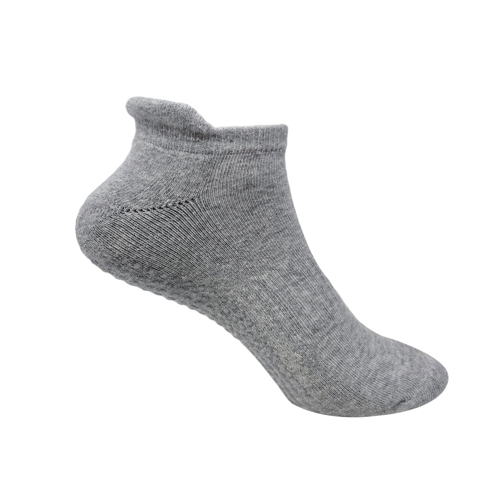 Grip Socks for Men & Women, Ankle Cotton Anti Slip Socks Ideal for Yoga, Pilates, Elderly Care/Senior Citizen, Walking, Home.