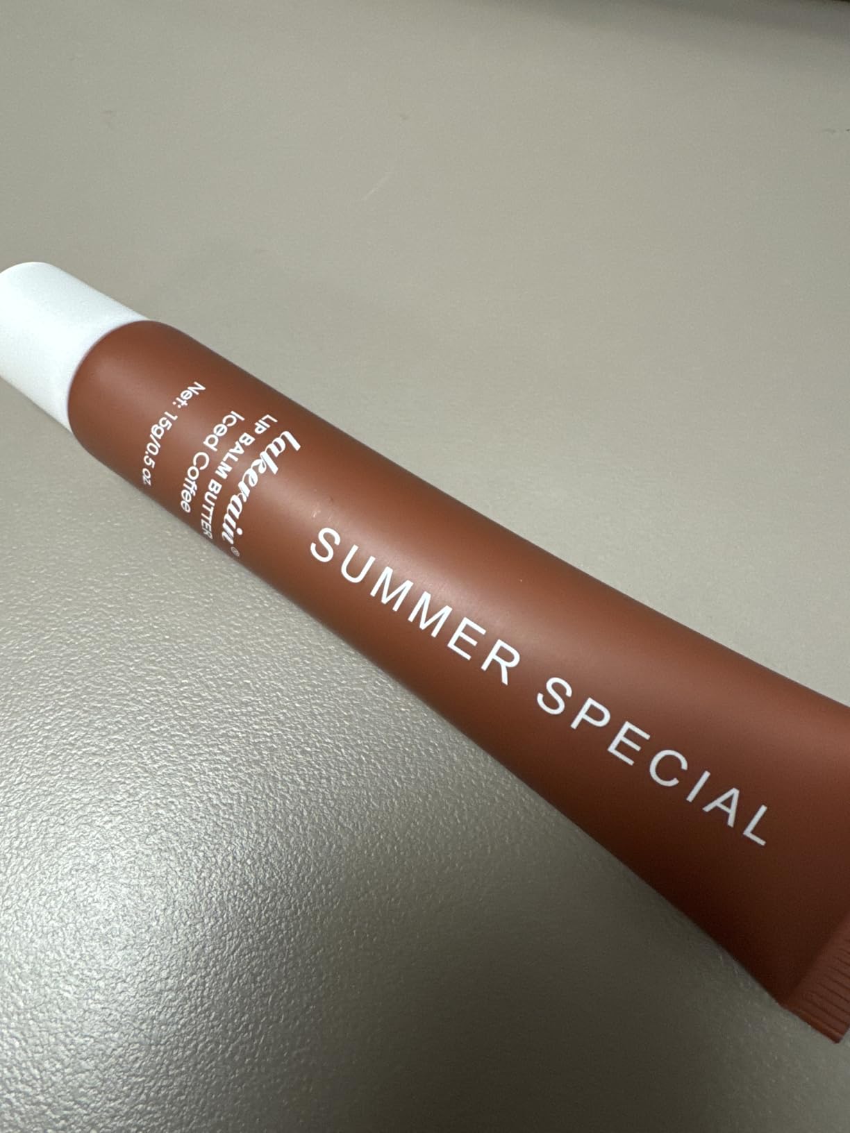 DaiLaiFu 5-Color Summer Special Lip Balm Butter-Shea Butter & Avocado Oil Formula, Lightweight & Non-Sticky, 5 Trending Shades (Vanilla/Mint/Iced Coffee/Cake/Guava), Soften Dry and Lip Care, Gift Box for Teens 0.5oz