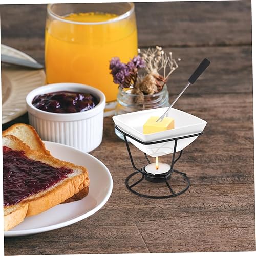 Miniatura 5 de KICHOUSE 1 Unidades Horno de fusión Base Calentador de Leche Olla de Calentamiento de Chocolate Olla de Caramelo de Melt Pot Calentador de Caramelos