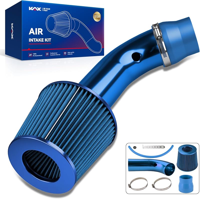 Kit de admissão de ar frio KAX 7,62 cm azul para veículos específicos