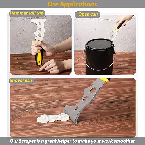 Miniatura 6 de Herramienta para pintores, herramienta de eliminación de calafateo con almohadillas de silicona para calafatear, kit de herramientas de reparación