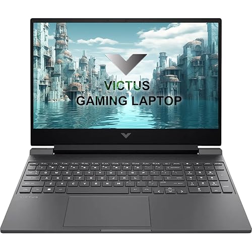 HP Victus 15.6 Inch Full HD Gaming Laptop | AMD Ryzen 5 7535HS, 6-Core Processor | 16GB DDR5 RAM, 1TB SSD | Radeon RX 6550M Graphic | Mica Silver | Windows 11 | Backlit Keyboard | WiFi-6