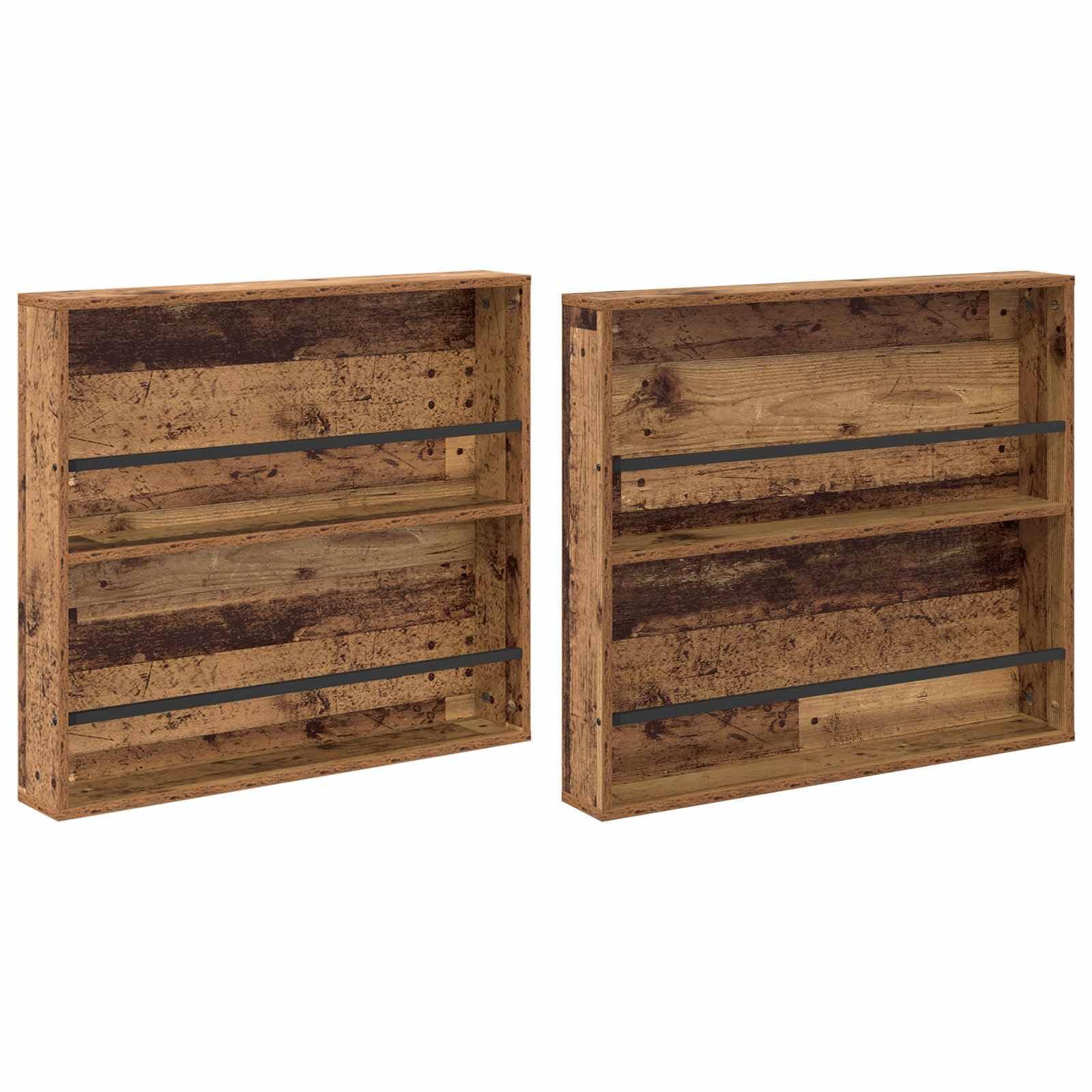 Générique Uchwyt ścienny na czasopisma inżynieryjne 80x12x70 cm, 2-częściowy regał na czasopisma nowoczesny design do salonu lub biura, regulowany i łatwy w pielęgnacji przechowywanie ścian
