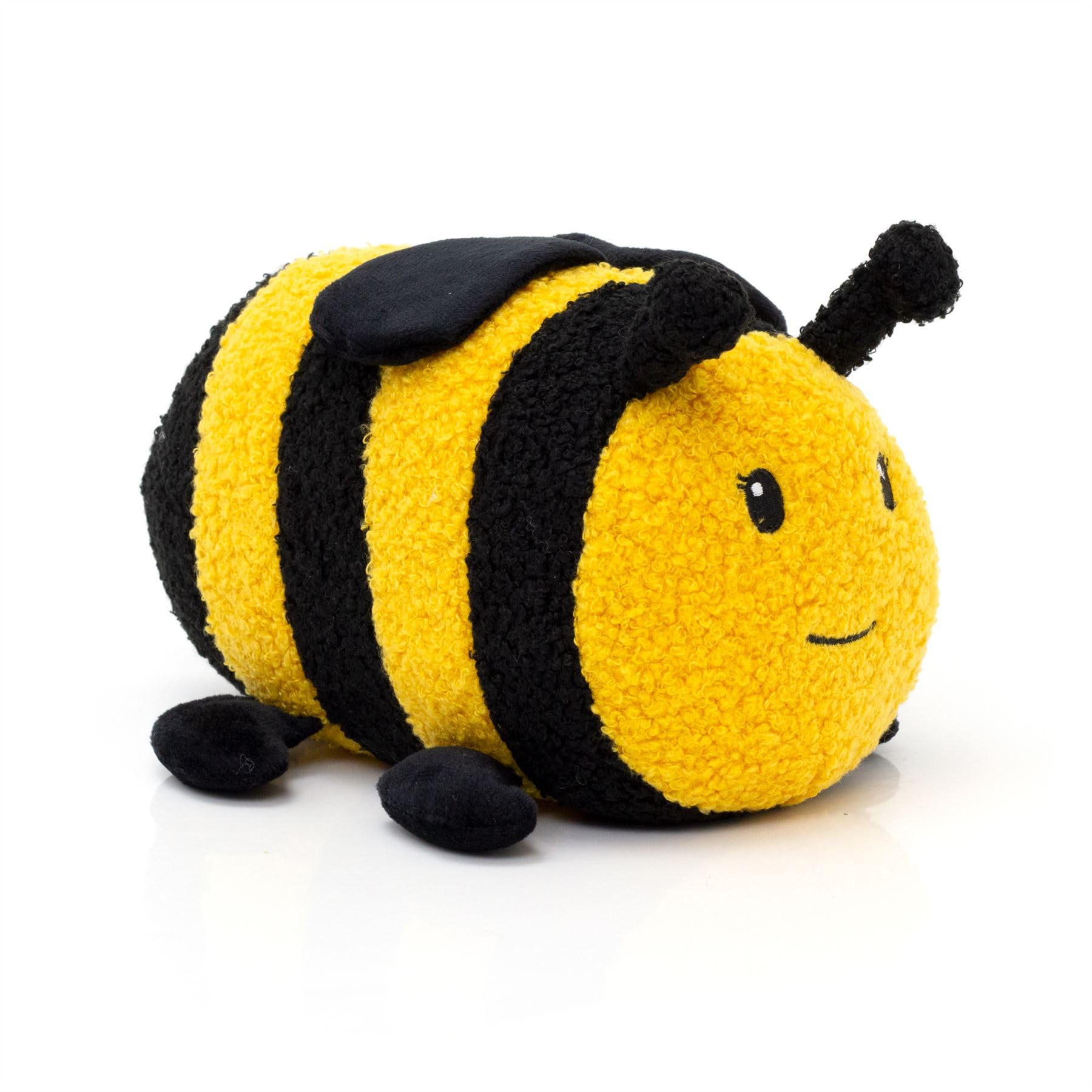 Carousel Home Amelia Bumblebee Doorstop Bee Shaped Door Stop | Novelty Indoor Plush Fabric Honey Bee Doorstop | Decorative Weighted Bug Door Stopper - 1.5kg