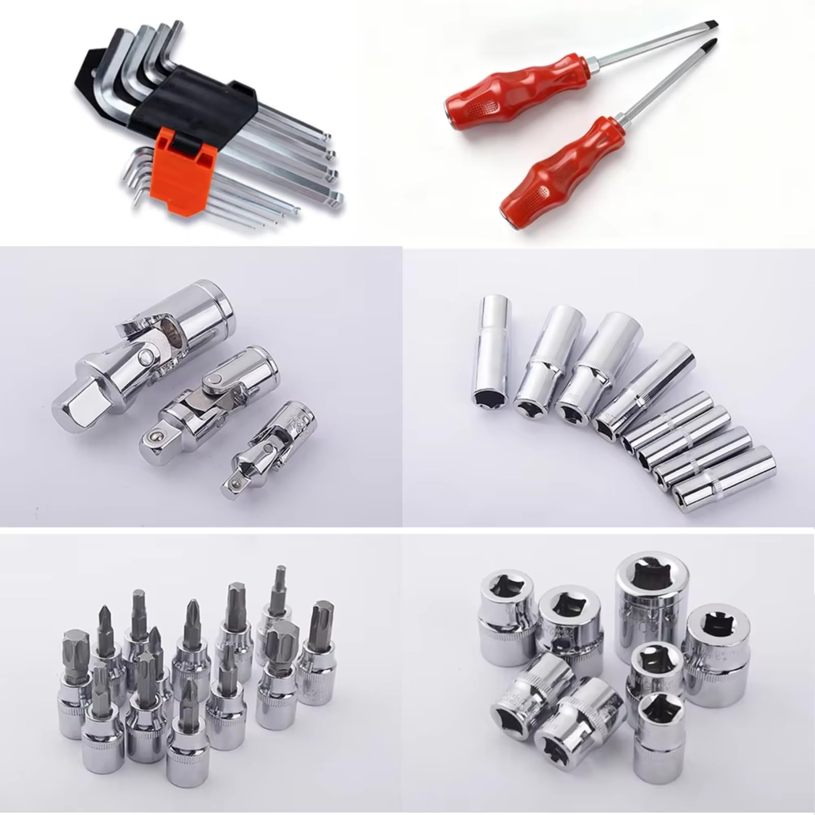 Kit d'outillage mécanique Kit D'outils Réparation Automobile Multifonction Kit D'outils Automobiles Jeu Clés À Douille En Acier Ensemble D'outils Mécanique Kit D'outils La Maison
