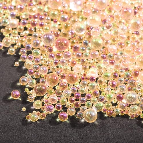 Miniatura 2 de Cuentas de cristal de 0.04 a 0.118 pulgadas (0.039-0.118 in) sin agujero, accesorios en miniatura para bricolaje moldes de resina en miniatura,