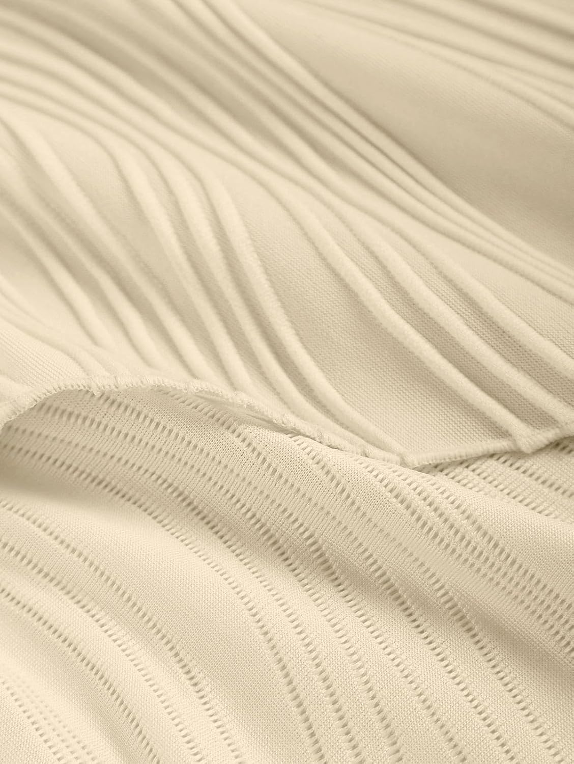 ZAFUL Metallic Shiny Short Sarong Coverups for Women Semi Sheer Bathing Suit Wrap Swimsuit Skirt Beach Bikini Cover Up - Image 5