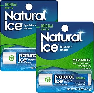 Mentholatum Natural Ice Lip Balm Original SPF...