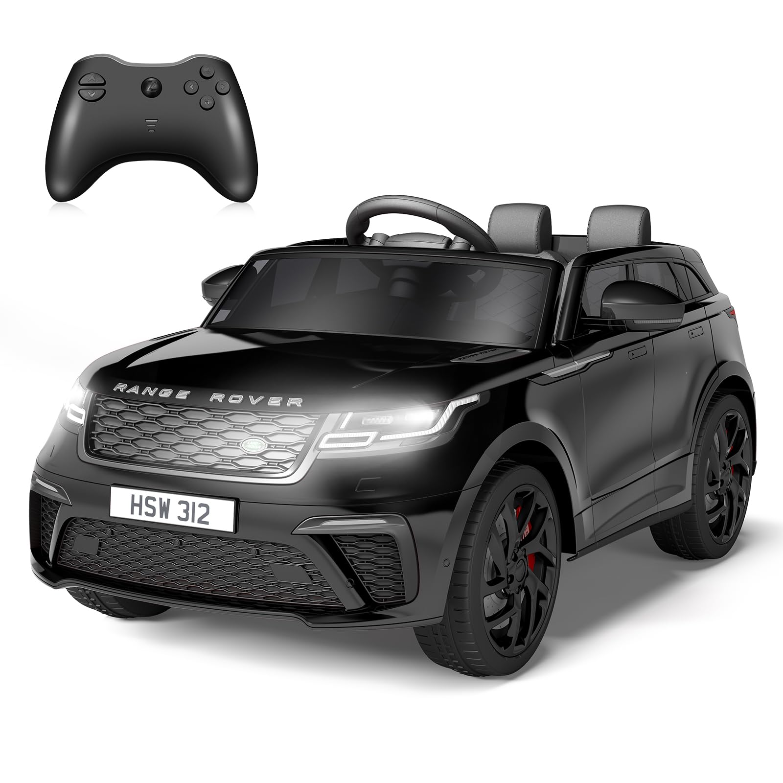 Kids Ride On Car with Remote, Licensed Land Rover Kids Electric Car, Ride On Toys for Kids 4-8 with Mp3 Player, Rocking, Pull Rod