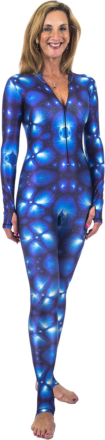 Slip Ins Dive Skins for Women, Zippered Swim Suit with Rash Guard and UV Protection, Perfect for Surfing, Swimming, Diving, Snorkeling, and Other Water Sports