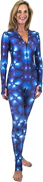 Slip Ins Dive Skins for Women, Zippered Swim Suit with Rash Guard and UV Protection, Perfect for Surfing, Swimming, Diving, Snorkeling, and Other Water Sports