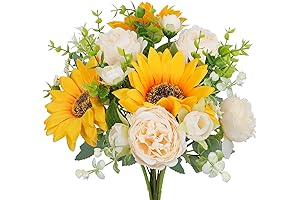 Peonies Artificial Flowers Bouquet - Enhance Your Home Decor with Lifelike Charm