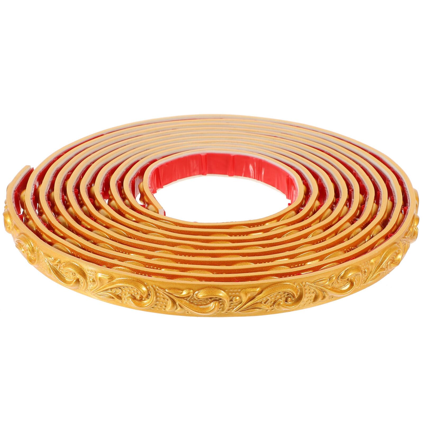 Moulure Adhésive Pvc Or 5m, Bande Décorative Auto-adhésive