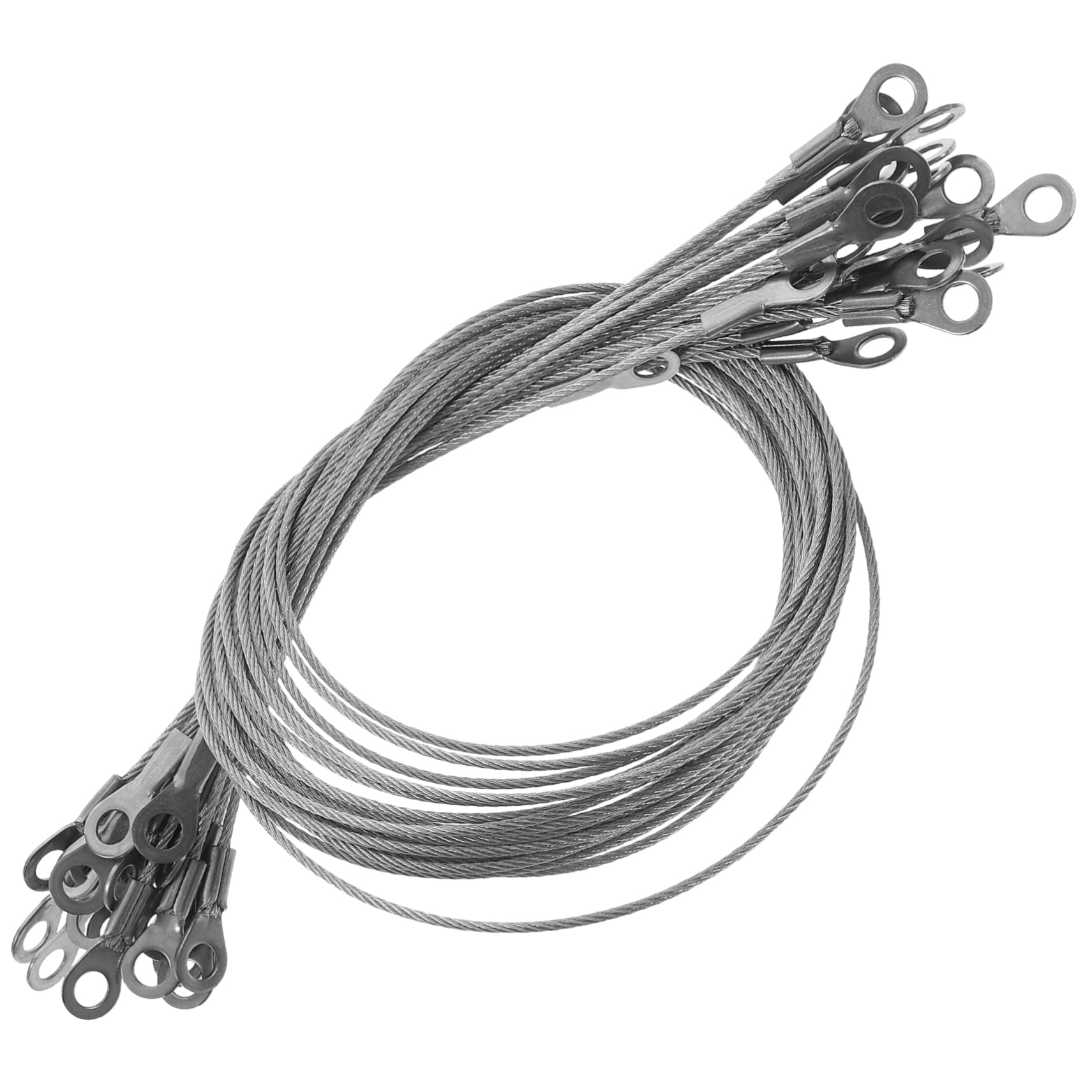 Ciieeo Stainless Steel Lanyard Tether Pcs Cm Safety Harness for Picture Hanging Mirror Sign