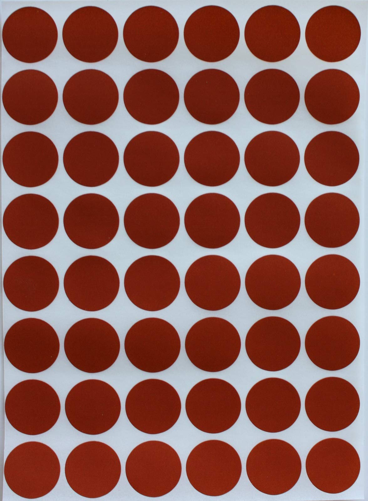 Royal Green Color-Coding Labels Dot Sticker 11/16" Inch Colored Labels for Inventory for Office & Home (17mm), 4800-Pack (Brown)