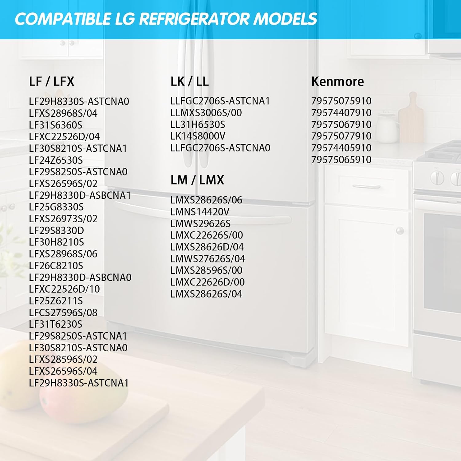 LMXS28626S LFXS26596S LFXS26973S Refrigerator Condenser Fan Motor Assembly for LG Kenmore LMWS27626S LRMDS3006S LRFXC2416S LFXS28968S LRFDS3016S LRMDS3006D LMXS28626D LMXS28626D