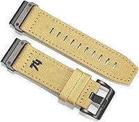Vista 25 de Compatible con Garmin, correa deportiva de lona para reloj fēnix/precursor/enfoque/marq/quatix/instinct/D2/Tactix, correa de repuesto resistente