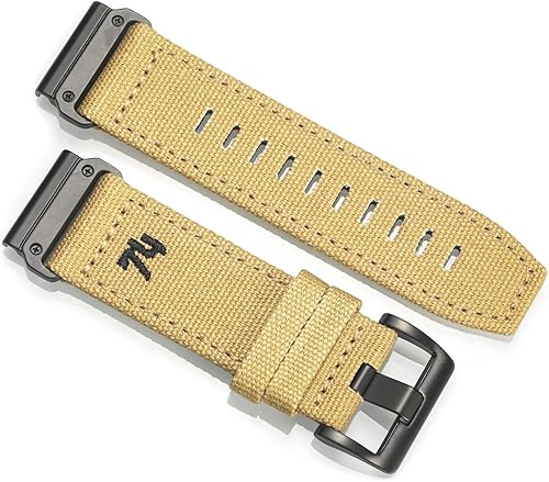 Miniatura 25 de Compatible con Garmin, correa deportiva de lona para reloj fēnix/precursor/enfoque/marq/quatix/instinct/D2/Tactix, correa de repuesto resistente