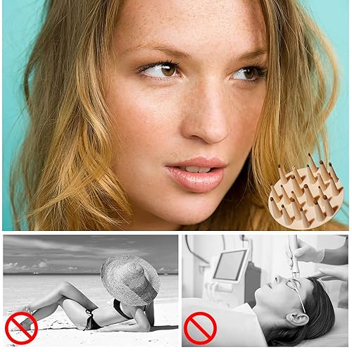 Miniatura 5 de Pluma de sello de pecas, maquillaje impermeable de secado rápido de larga duración, pecas falsas naturales realistas (marrón claro)