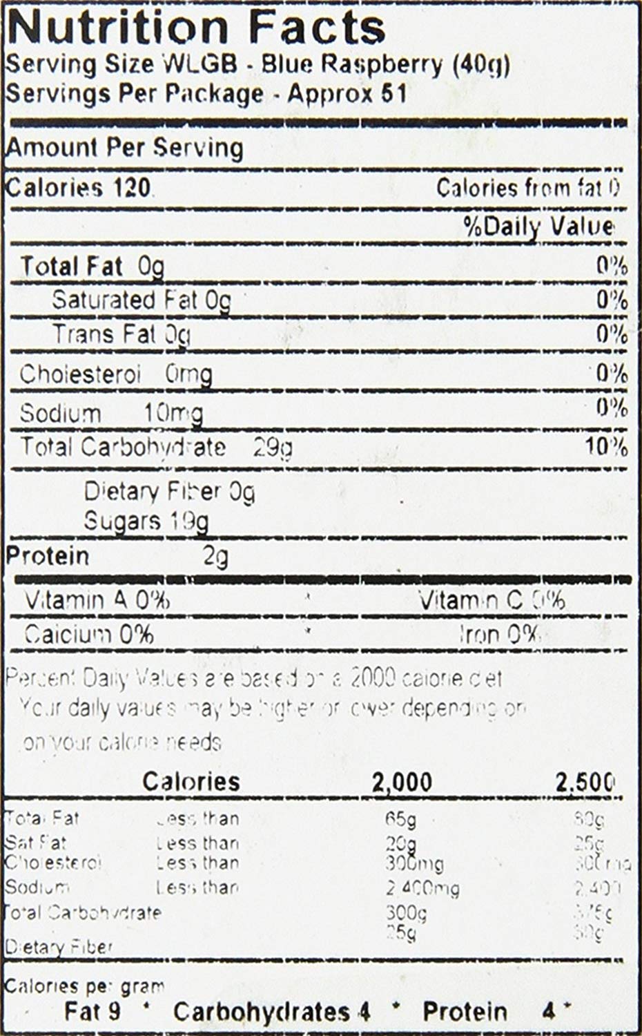 Giant Gummy Bear - Blue Raspberry - 5 lbs