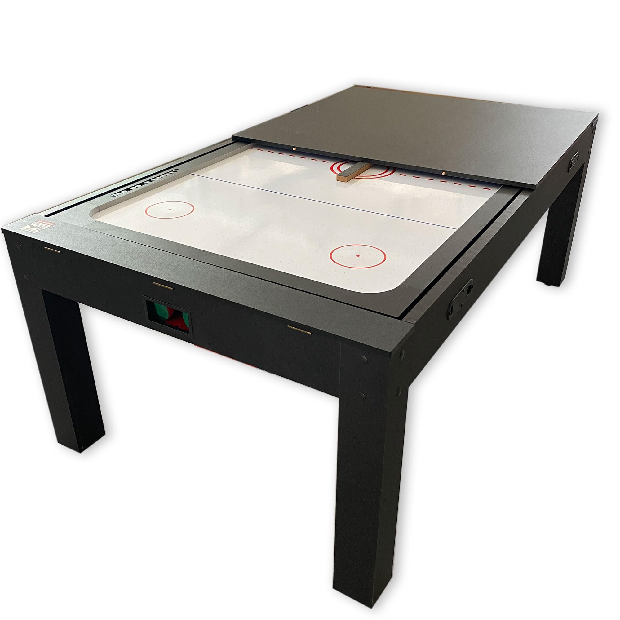 Billard multijeu 7 FT rouge avec Air Hockey + Tennis de table - Strike