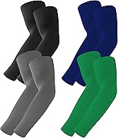 Vista 40 de BHYTAKI Mangas de Protección Solar UV, Mangas de Compresión de Brazo con Enfriamiento UPF 50 para Deportes para Hombre Mujer Adolescente