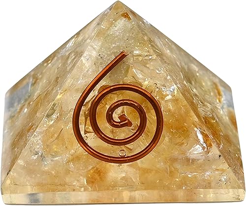 Miniatura 8 de Pirámide de orgón pequeña de cuarzo transparente para protección, protección de energía negativa y rejilla de cristal, pirámide de bricolaje para