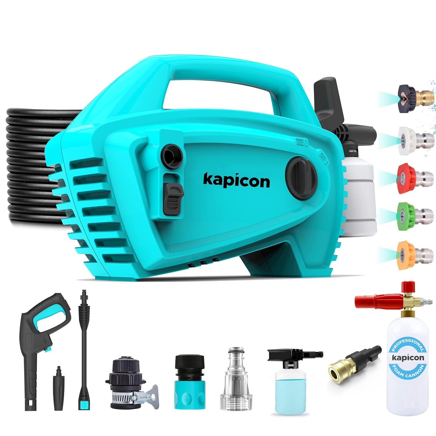 Kapicon KP20X High Pressure Car Washer Pump, Motive Power 1600 watt