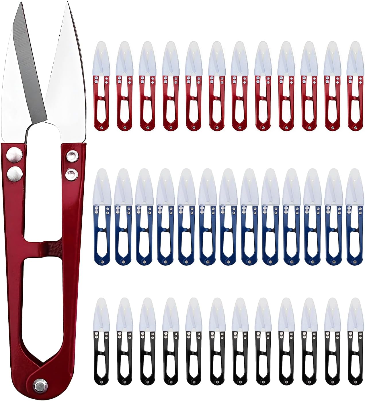 4.1" Yarn Snips Scissors for Sewing, Small Fabric Embroidery Thread Snippers Cutter for Mini DIY Supplies (36)