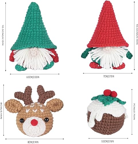 Miniatura 2 de Moxzuueo Kit de ganchillo para principiantes, kit de ganchillo con tutoriales de video paso a paso, paquete de inicio de tejido para adultos y