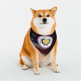 Coat of Arms of Paraguay Pet Scarf Washable Adjustable for Dogs Cat Pet